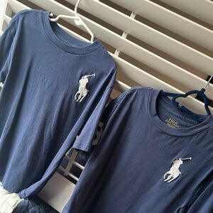 Polo by Ralph Lauren Kids Navy Blue Shirt